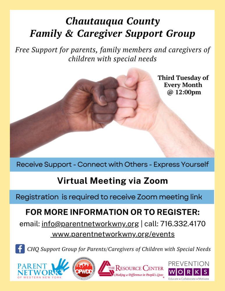Parent Network Caregiver Flyer