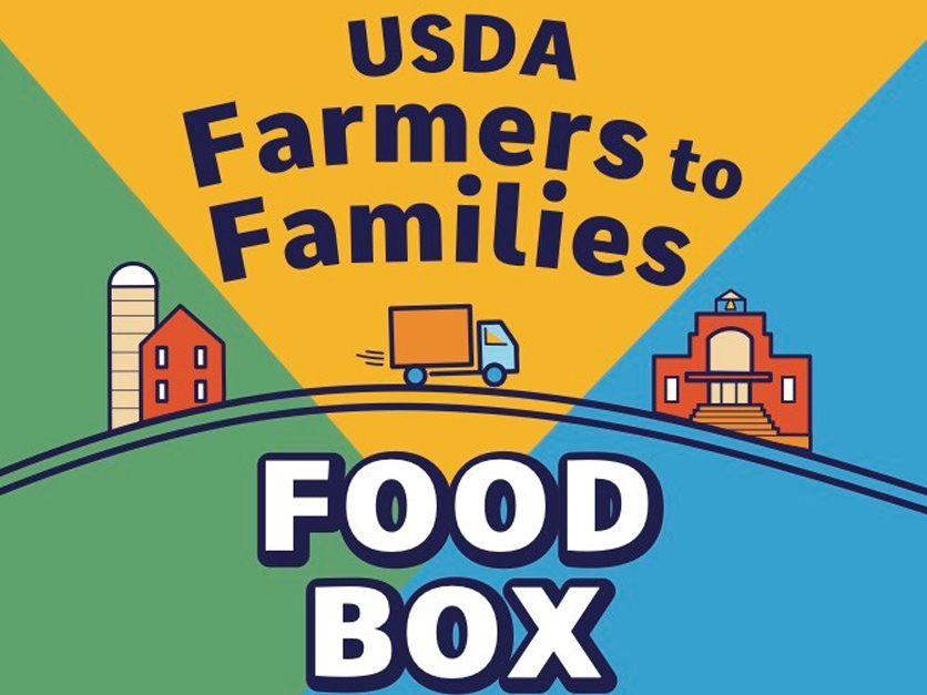 USDA FARMERS TO FAMILIES FOOD BOX