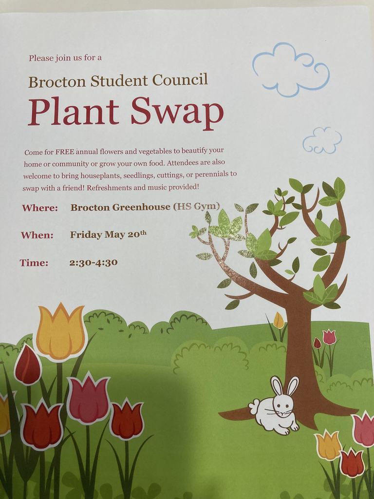 plant swap ad for May 20