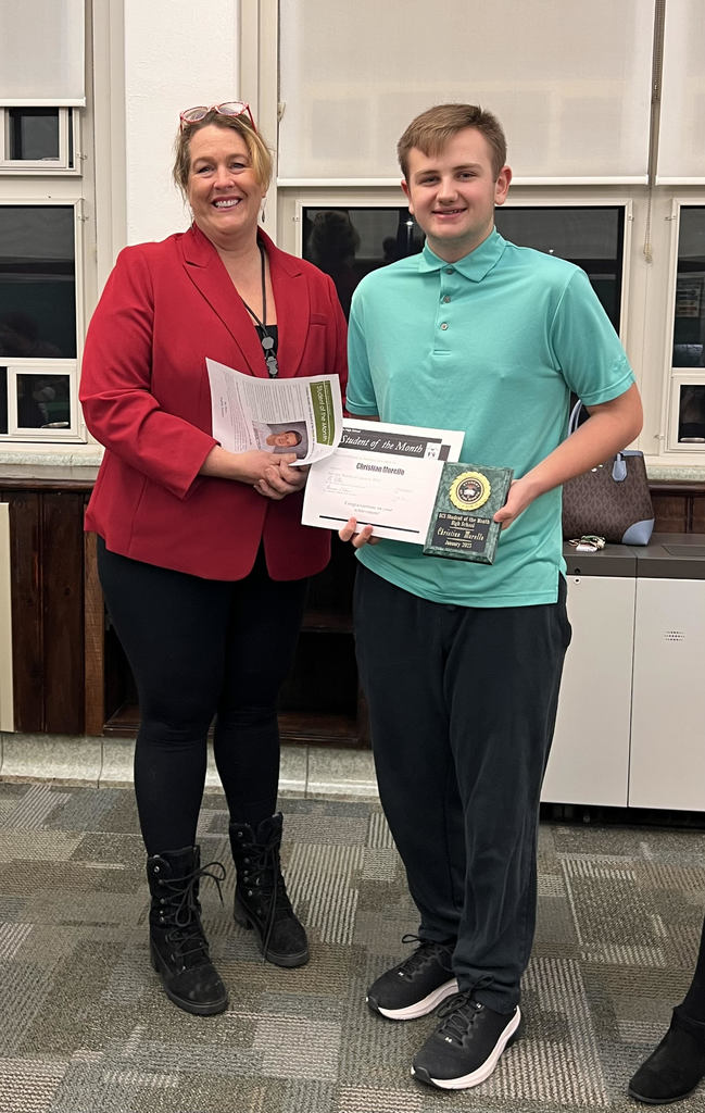 January HS Student of the Month