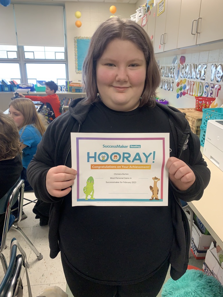 Successmaker student of the month