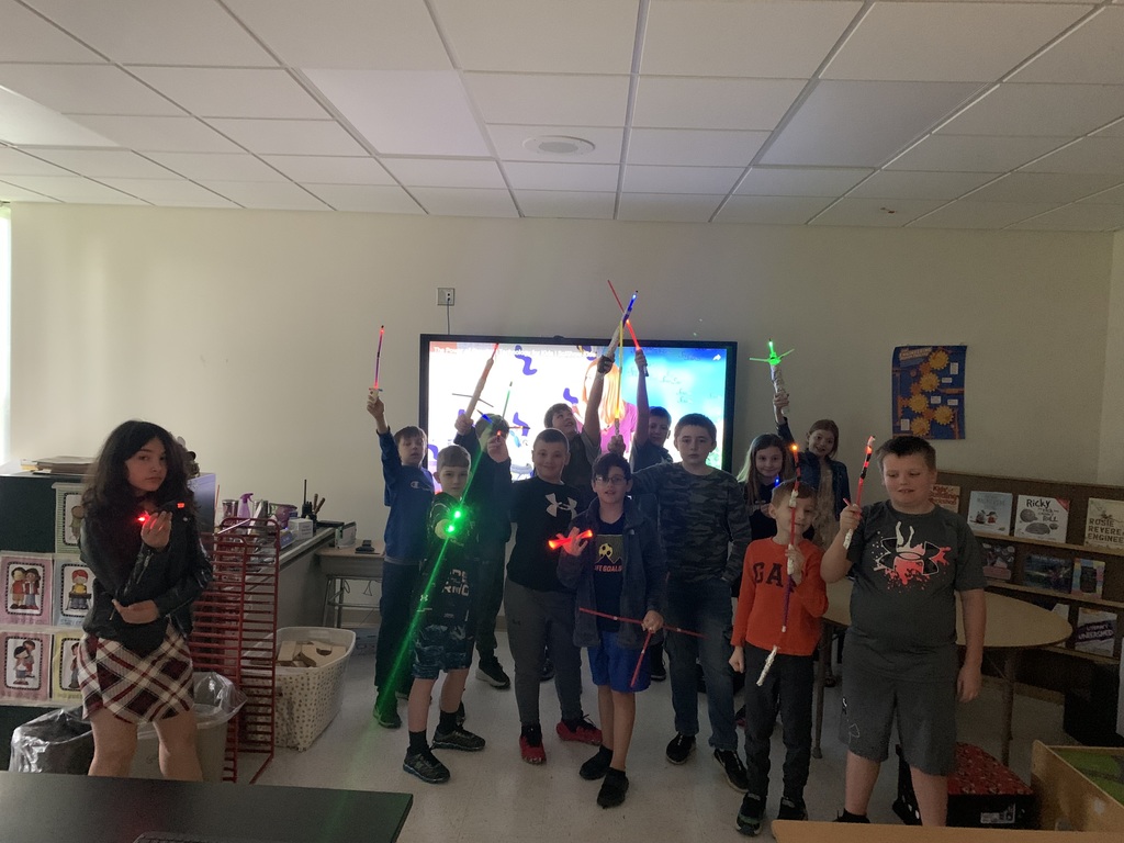 Building light sabers in STEM club